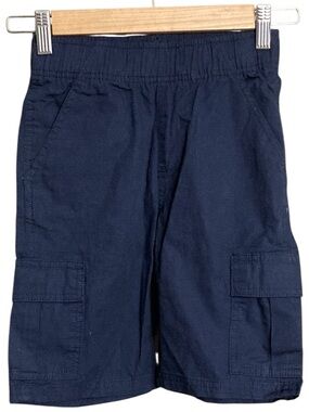 NEW $20 Children’s Place Blue Adjustable Knee Length SLIM Cargo Shorts - Size 7